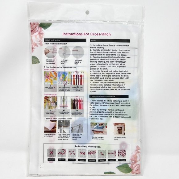 Colorful Fox Cross Stitch Kit from Joy Sunday - Great Starter Project! Gift NEW - Picture 3 of 5